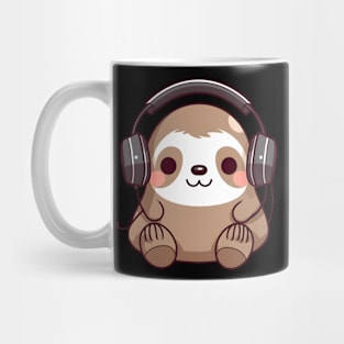 Sloth headphones Mug